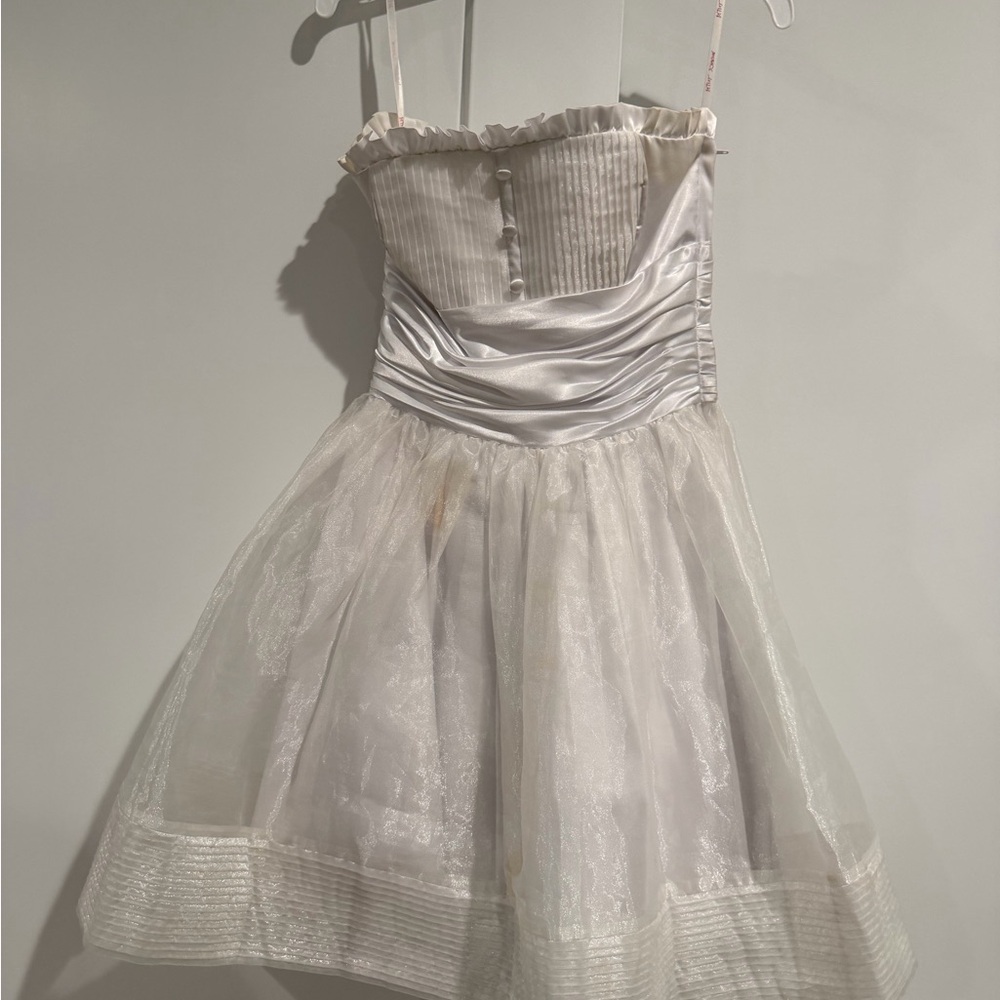 Betsey Johnson White Formal Kids Dress